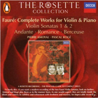 Amoyal, Pierre - Faure: Complete Works for Violin and Piano 