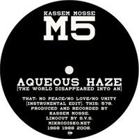 Kassem Mosse - Aqueous Haze (The World Dissappeared Into An) (Vinyl EP)