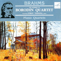 Borodin Quartet - Johannes Brahms - Piano Quartets (Borodin Quartet feat. Lubov Yedlina) [CD 1]
