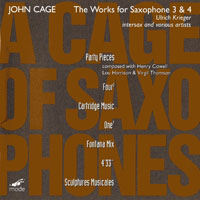 Cage, John - A Cage Of Saxophones, Vol. 3