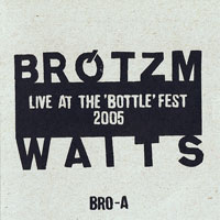 Brotzmann, Peter - Peter Brötzmann & Nasheet Waits - Live At The 'Bottle' Fest, 2005