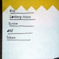 Erb, Christoph - Screw and Straw (split)