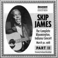 Skip James - Complete Bloomington Indiana Concert, 1968 (Part II)