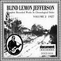 Blind Lemon Jefferson - Complete Recorded Works in Chronological order, Vol. 2 (1927)