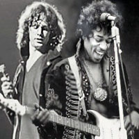 Jimi Hendrix Experience - Jimi Hendrix and Jim Morrison