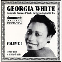 White, Georgia - Complete Recorded Works, Vol. 4 (1939-1941)