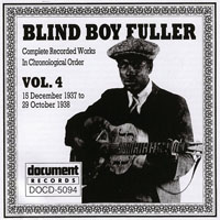 Blind Boy Fuller - Complete Recorded Works, Vol. 4 (1937-1938)