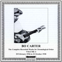 Bo Carter - Complete Recorded Works, Vol. 4 (1936-1938)