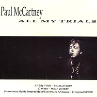 Paul McCartney and Wings - All My Trials (White) (Single)