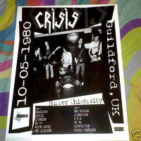 Crisis (GBR) - Live At Surrey University, Guildford, UK