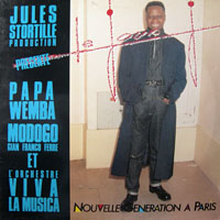 Papa Wemba - Papa Wemba & Modogo Gian Franco Ferre - Nouvelle Generation A Paris (LP)