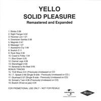 Yello - Solid Pleasure (Remaster 2005)