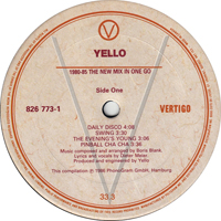 Yello - The New Mix In One Go, 1980-1985 (LP 1)