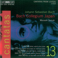 Bach Collegium Japan, Masaaki Suzuki conducter - J.S. Bach - Complete Cantatas, Vol. 13