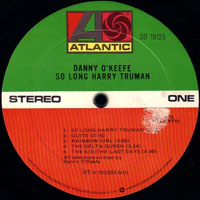 O'Keefe, Danny - So Long Harry Truman (LP)