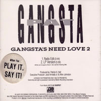 Gangsta Pat - Gangsta`s Need Love 2 (Promo Singlel)