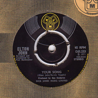 Elton John - Your Song / Into The Old Man's Shoes (Single)