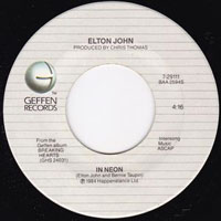 Elton John - In Neon (7'' Single)