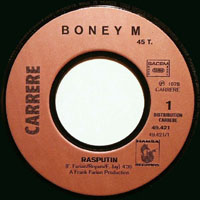 Boney M - Rasputin (Single, Carrere)