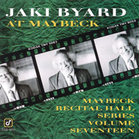 Byard, Jaki - Live At Maybeck Recital Hall, Volume 17