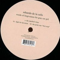 Eduardo De La Calle - Words Of Forgiveness For Gray Car Girl (EP)
