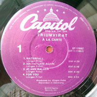 Triumvirat - A La Carte (LP)