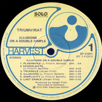 Triumvirat - Illusions On A Double Dimple (LP)