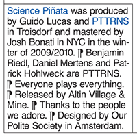 PTTRNS - Science Pinata