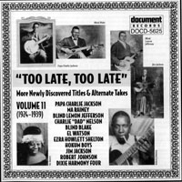 Various Artists [Chillout, Relax, Jazz] - 'Too Late, Too Late', Volume 11 (1924-1939)