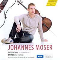 Moser, Johannes - Shostakovich - Cello Concerto No.1; Britten - Cello Symphony