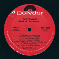 Pat Travers - Heat In The Street (LP)