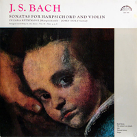 Suk, Josef (CZE) - J.S.Bach - Sonatas for harpsihord and violin (LP)
