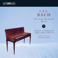 Spanyi, Miklos - C.P.E. Bach: The Solo Keyboard Music, Vol. 37