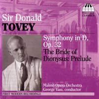 Malmo Opera Orchestra - Tovey. The Bride of Dionysus, Symphony in D