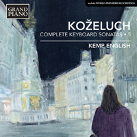 English, Kemp - Kozeluch - Complete Keyboard Sonatas, vol. 5