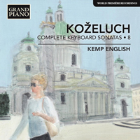 English, Kemp - Kozeluch - Complete Keyboard Sonatas, vol. 8