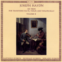 Kuijken, Barthold - J. Haydn - Trios for Transverse Flute, Violin & Cello, Vol.II