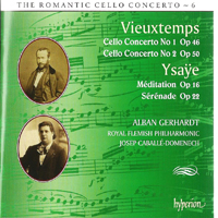 Gerhardt, Alban - Vieuxtemps & Ysaye - Cello concertos