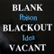 1992 Blank Blackout Vacant