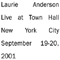 2002 Live In New York (CD 1)