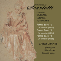 Grante, Carlo - D. Scarlatti - The Complete Keyboard Sonatas, Vol. 5 [CD 01: Parma, Book 12: Sonatas 1-20 (1755)]