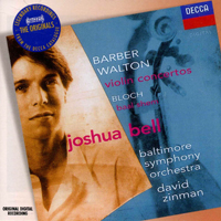 Bell, Joshua - Barber & Walton - Violin Concertos, Ernest Bloch - Baal Shem