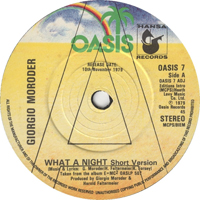 Giorgio Moroder - What A Night (Promo Single)