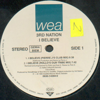 3rd Nation - I Believe (12'' Single)