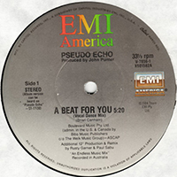 Pseudo Echo - A Beat For You (Us 12