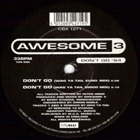 Awesome 3 - Don't Go '94 (12'' Single)