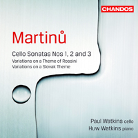 Watkins, Paul - Martinu - Cello Sonatas Nos 1,2,3 