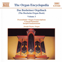 Payne, Joseph - Das Buxheimer Orgelbuch, Vol. 3 (Praeambula, Organ Transcription Conrad Paumann: Incipit Fundamentum)