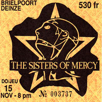 Sisters Of Mercy - 1991.05.16 - Sportpaleis, Gent (CD 1)