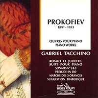 Tacchino, Gabriel - Prokofiev - Oeuvres pour piano